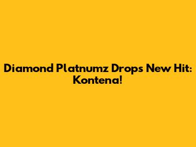 Diamond Platnumz Drops New Hit: Kontena!