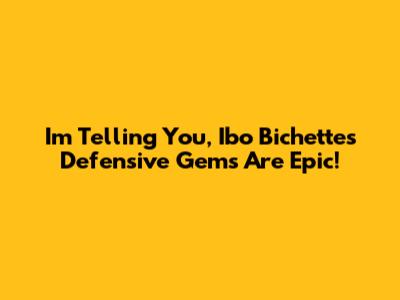 I'm Telling You, Ibo Bichette's Defensive Gems Are Epic!
