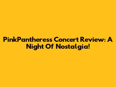 PinkPantheress Concert Review: A Night Of Nostalgia!